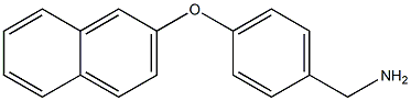 [4-(naphthalen-2-yloxy)phenyl]methanamine Struktur