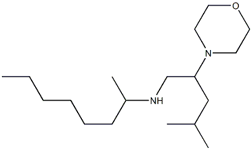 [4-methyl-2-(morpholin-4-yl)pentyl](octan-2-yl)amine Struktur