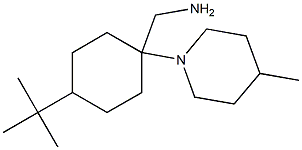 [4-tert-butyl-1-(4-methylpiperidin-1-yl)cyclohexyl]methanamine Struktur