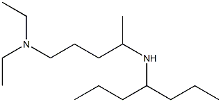 [5-(diethylamino)pentan-2-yl](heptan-4-yl)amine Struktur