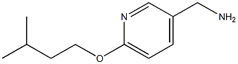 [6-(3-methylbutoxy)pyridin-3-yl]methanamine Struktur