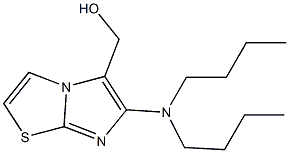 [6-(dibutylamino)imidazo[2,1-b][1,3]thiazol-5-yl]methanol Struktur