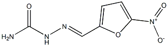 {[(5-nitrofuran-2-yl)methylidene]amino}urea Struktur