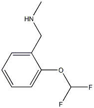 {[2-(difluoromethoxy)phenyl]methyl}(methyl)amine Struktur