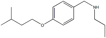 {[4-(3-methylbutoxy)phenyl]methyl}(propyl)amine Struktur