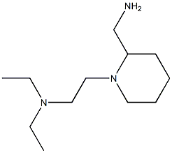 {1-[2-(diethylamino)ethyl]piperidin-2-yl}methanamine Struktur