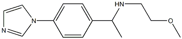 {1-[4-(1H-imidazol-1-yl)phenyl]ethyl}(2-methoxyethyl)amine Struktur