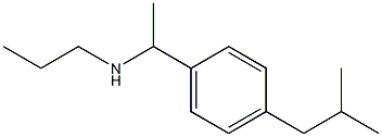 {1-[4-(2-methylpropyl)phenyl]ethyl}(propyl)amine Struktur