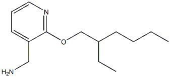 {2-[(2-ethylhexyl)oxy]pyridin-3-yl}methanamine Struktur