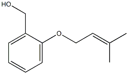 {2-[(3-methylbut-2-en-1-yl)oxy]phenyl}methanol Struktur