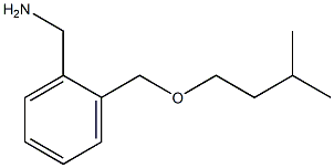 {2-[(3-methylbutoxy)methyl]phenyl}methanamine Struktur