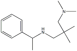 {2-[(dimethylamino)methyl]-2-methylpropyl}(1-phenylethyl)amine Struktur