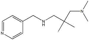 {2-[(dimethylamino)methyl]-2-methylpropyl}(pyridin-4-ylmethyl)amine Struktur