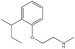 {2-[2-(butan-2-yl)phenoxy]ethyl}(methyl)amine Struktur