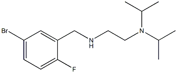 {2-[bis(propan-2-yl)amino]ethyl}[(5-bromo-2-fluorophenyl)methyl]amine Struktur