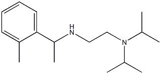 {2-[bis(propan-2-yl)amino]ethyl}[1-(2-methylphenyl)ethyl]amine Struktur