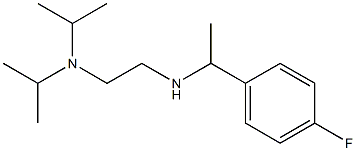 {2-[bis(propan-2-yl)amino]ethyl}[1-(4-fluorophenyl)ethyl]amine Struktur