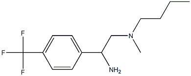 {2-amino-2-[4-(trifluoromethyl)phenyl]ethyl}(butyl)methylamine Struktur