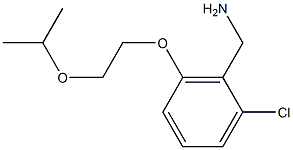 {2-chloro-6-[2-(propan-2-yloxy)ethoxy]phenyl}methanamine Struktur