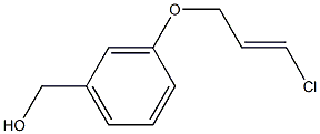 {3-[(3-chloroprop-2-en-1-yl)oxy]phenyl}methanol Struktur