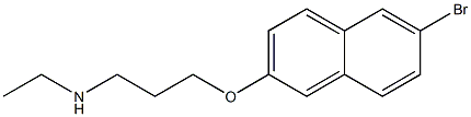 {3-[(6-bromonaphthalen-2-yl)oxy]propyl}(ethyl)amine Struktur