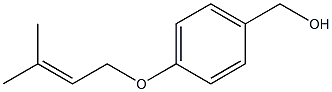 {4-[(3-methylbut-2-en-1-yl)oxy]phenyl}methanol Struktur