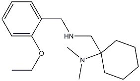 1-({[(2-ethoxyphenyl)methyl]amino}methyl)-N,N-dimethylcyclohexan-1-amine Struktur