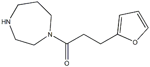 1-(1,4-diazepan-1-yl)-3-(furan-2-yl)propan-1-one Struktur