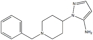 1-(1-benzylpiperidin-4-yl)-1H-pyrazol-5-amine Struktur