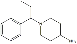 1-(1-phenylpropyl)piperidin-4-amine Struktur