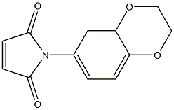 1-(2,3-dihydro-1,4-benzodioxin-6-yl)-2,5-dihydro-1H-pyrrole-2,5-dione Struktur