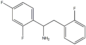 1-(2,4-difluorophenyl)-2-(2-fluorophenyl)ethan-1-amine Struktur