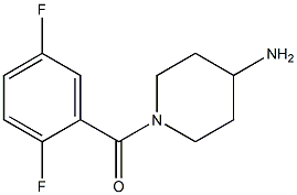 1-(2,5-difluorobenzoyl)piperidin-4-amine Struktur