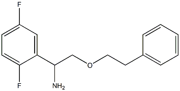 1-(2,5-difluorophenyl)-2-(2-phenylethoxy)ethan-1-amine Struktur