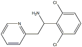 1-(2,6-dichlorophenyl)-2-(pyridin-2-yl)ethan-1-amine Struktur