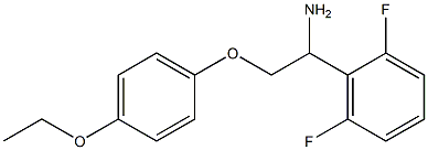 1-(2,6-difluorophenyl)-2-(4-ethoxyphenoxy)ethanamine Struktur