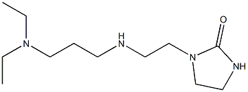 1-(2-{[3-(diethylamino)propyl]amino}ethyl)imidazolidin-2-one Struktur