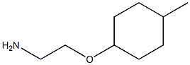 1-(2-aminoethoxy)-4-methylcyclohexane Struktur