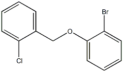 1-(2-bromophenoxymethyl)-2-chlorobenzene Struktur