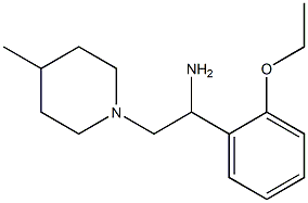 1-(2-ethoxyphenyl)-2-(4-methylpiperidin-1-yl)ethanamine Struktur