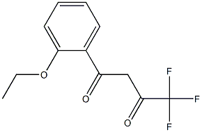 1-(2-ethoxyphenyl)-4,4,4-trifluorobutane-1,3-dione Struktur