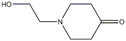 1-(2-hydroxyethyl)piperidin-4-one Struktur