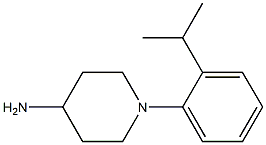 1-(2-isopropylphenyl)piperidin-4-amine Struktur