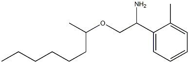 1-(2-methylphenyl)-2-(octan-2-yloxy)ethan-1-amine Struktur