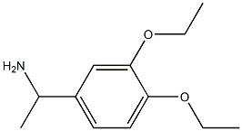 1-(3,4-diethoxyphenyl)ethan-1-amine Struktur