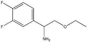 1-(3,4-difluorophenyl)-2-ethoxyethanamine Struktur