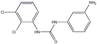 1-(3-aminophenyl)-3-(2,3-dichlorophenyl)urea Struktur