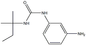 1-(3-aminophenyl)-3-(2-methylbutan-2-yl)urea Struktur