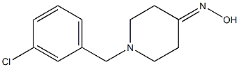 1-(3-chlorobenzyl)piperidin-4-one oxime Struktur