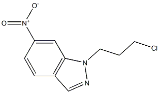 1-(3-chloropropyl)-6-nitro-1H-indazole Struktur